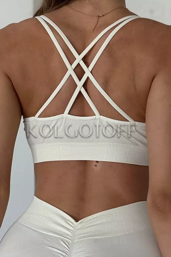 Спортивний жіночий топ оптом NTF V-top