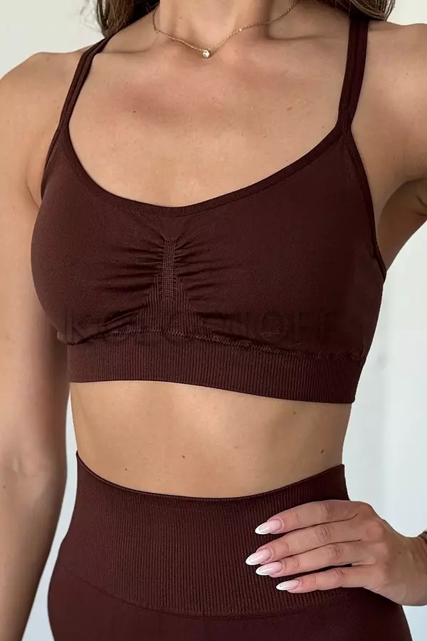 Спортивний жіночий топ оптом NTF V-top