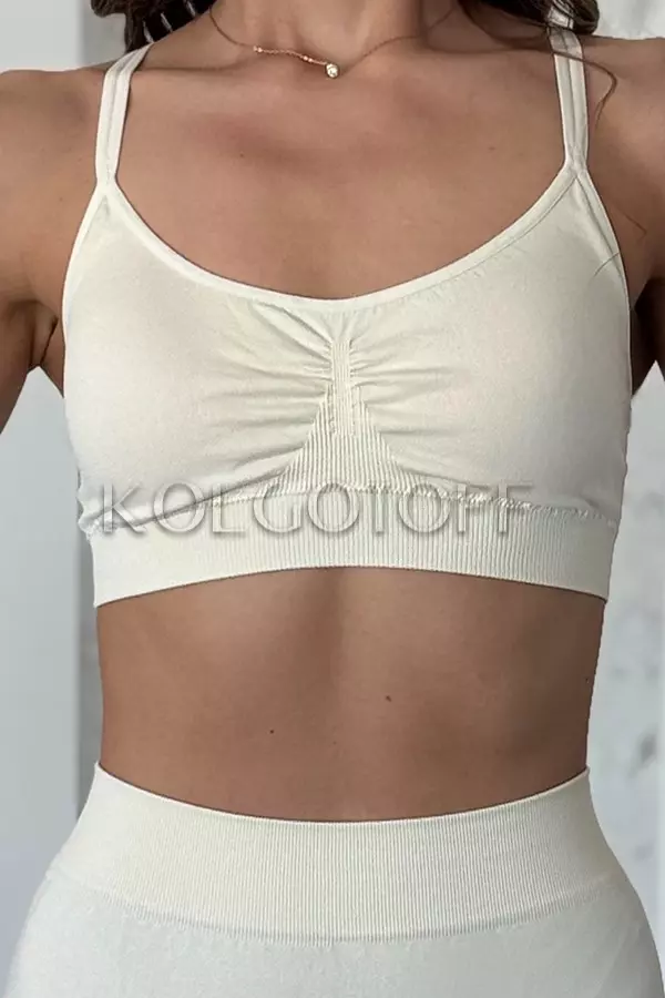 Спортивний жіночий топ оптом NTF V-top