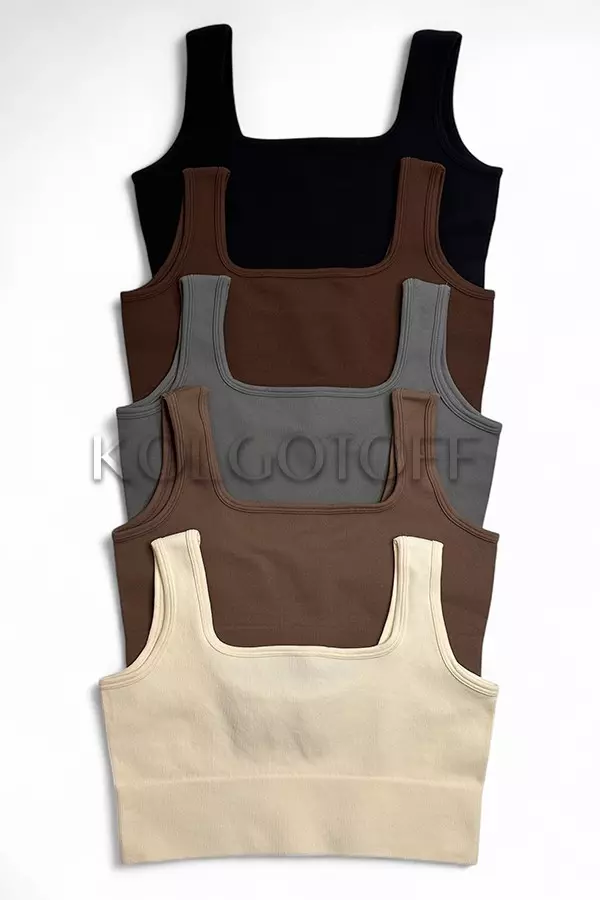 Топ жіночий в рубчик оптом KOLGOTOFF TOP RIBBED LIGHT