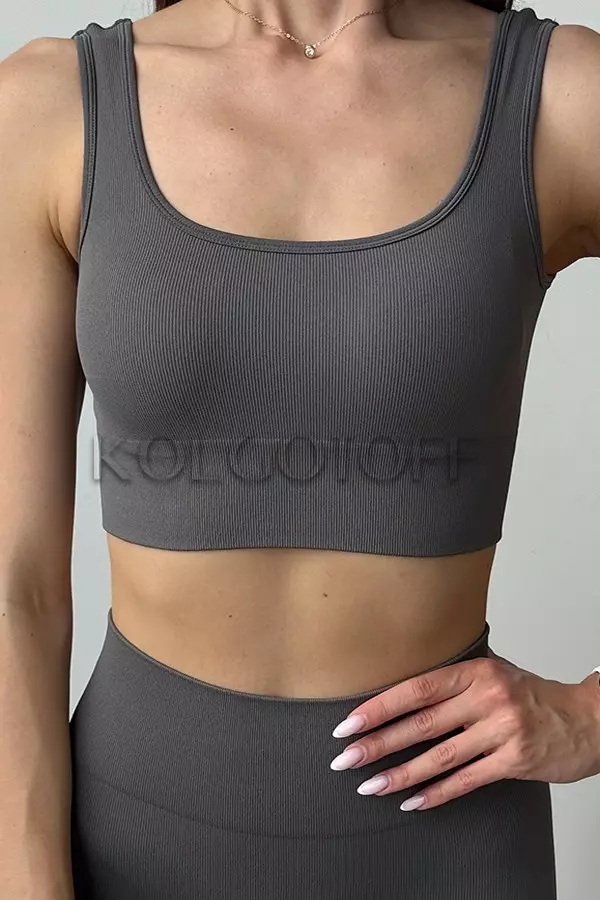 Топ жіночий в рубчик оптом KOLGOTOFF TOP RIBBED LIGHT